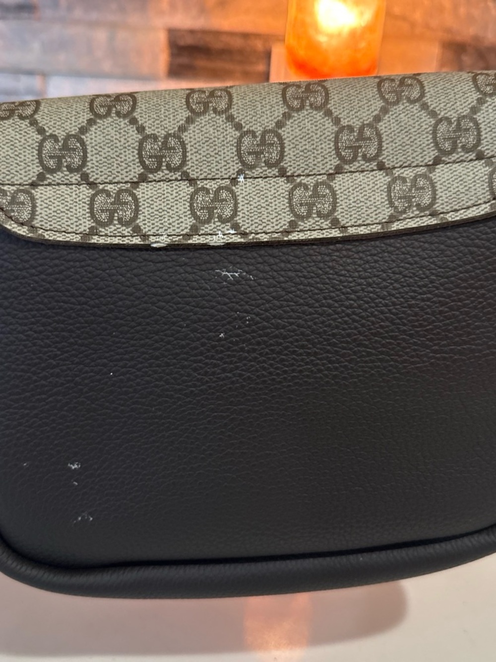 Small GG Monogram Crossbody Bag - Brown/Beige - Picture 5 of 5